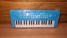 Super Keyboard dla Dzieci - z Mikrofonem - Niebieski