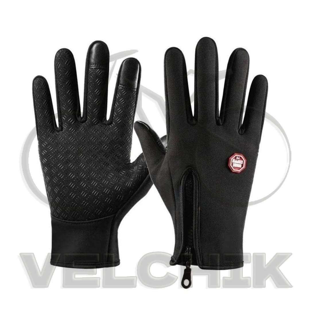 Перчатки рукавиці велосипедні зимові теплі, спортивні рукавички лижні
