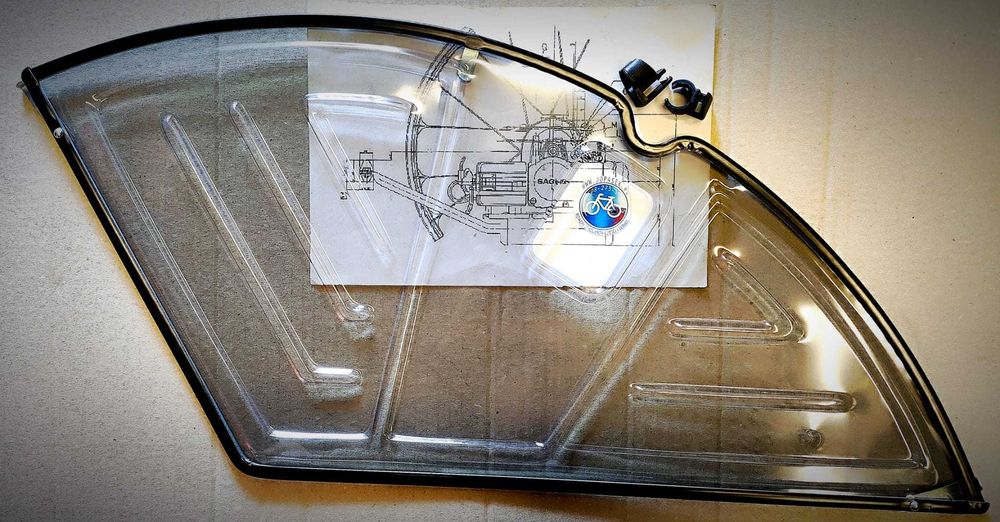 Osłony błotne na tylne koło rower z silnikiem sachs301 spartaMet Saxon