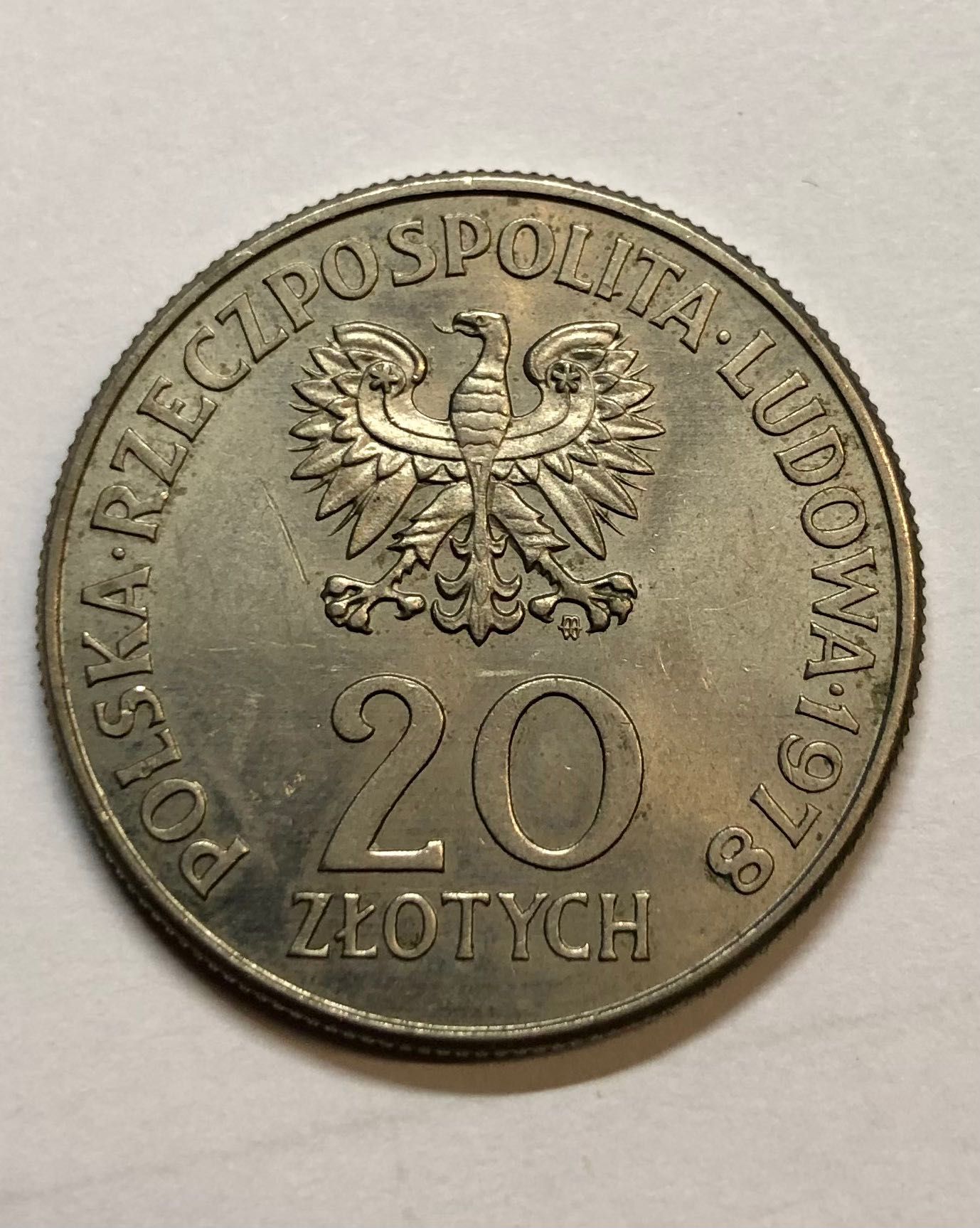 20zł 1978 Maria Konopnicka, numizmatyka, monety PRL