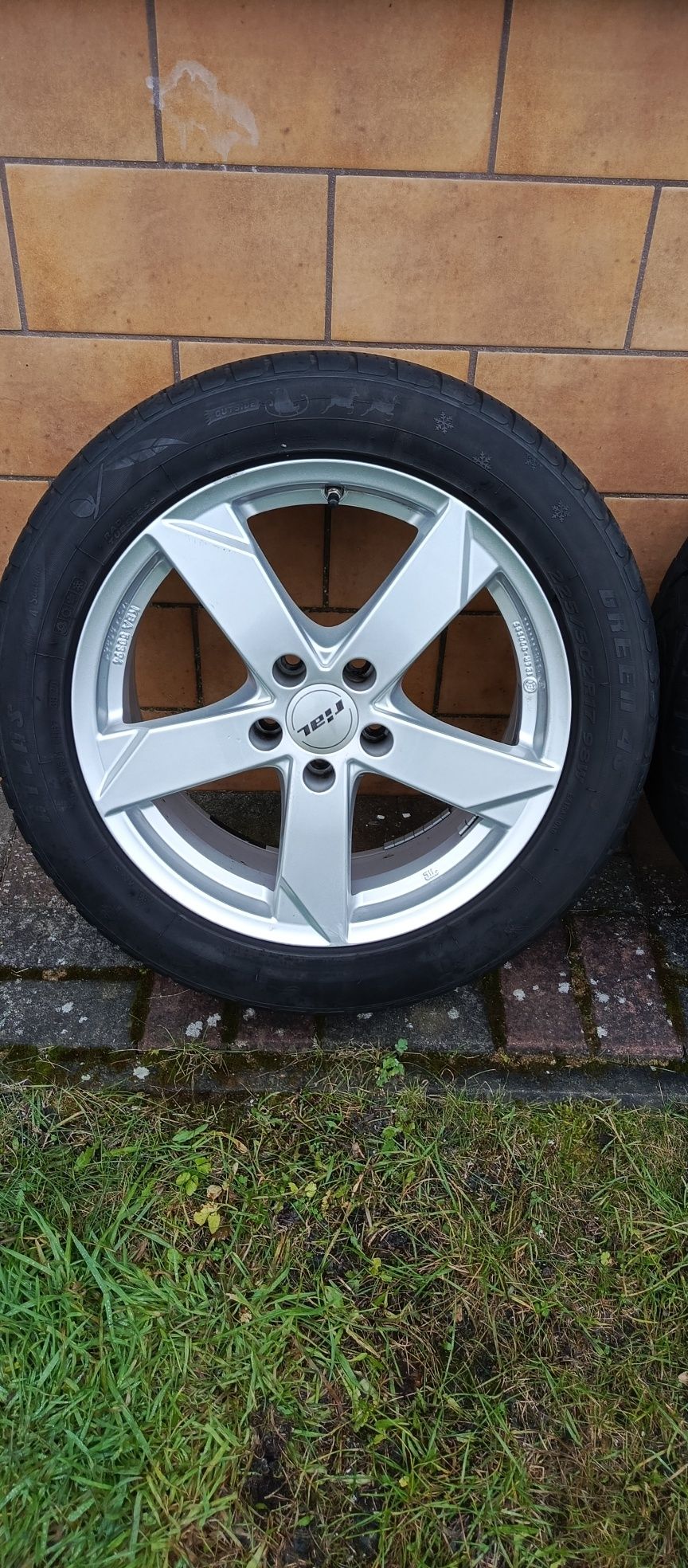 Alufelgi 17" 5x112 Audi Vw Skoda opony zimowe