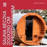 Sauna ogrodowa, Beczka Ruska, Bania 250cm - możliwość konfiguracji