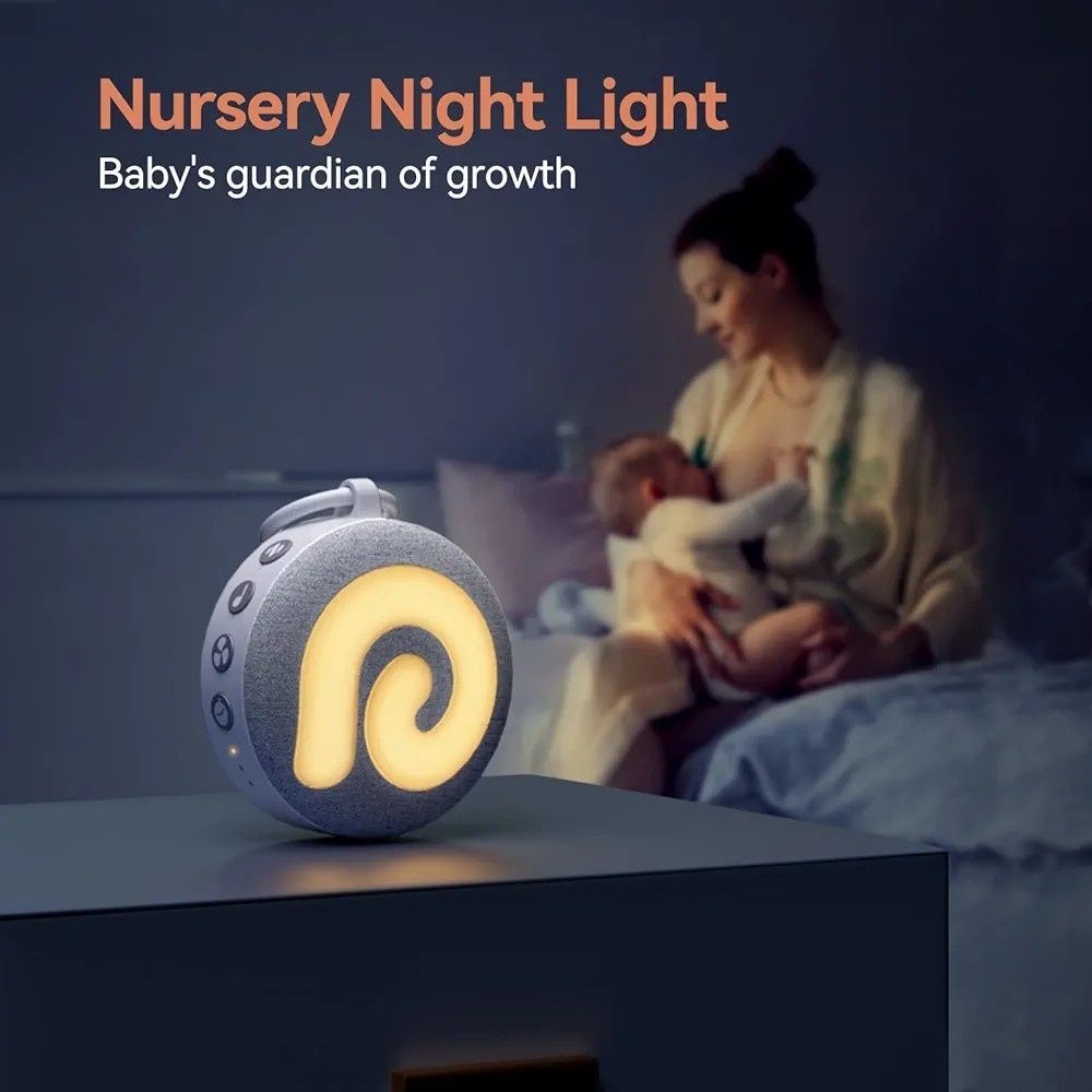 Przenośna pomoc w zasypia niemowląt z lampką nocną