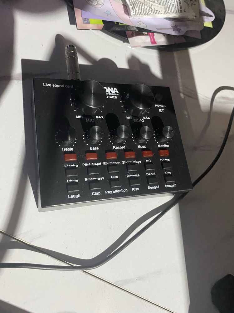 Mikrofon z mixerem DNA do nagrywania!