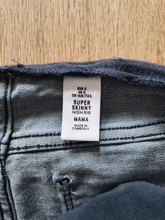 Spodnie jeansowe ciążowe 2 pary