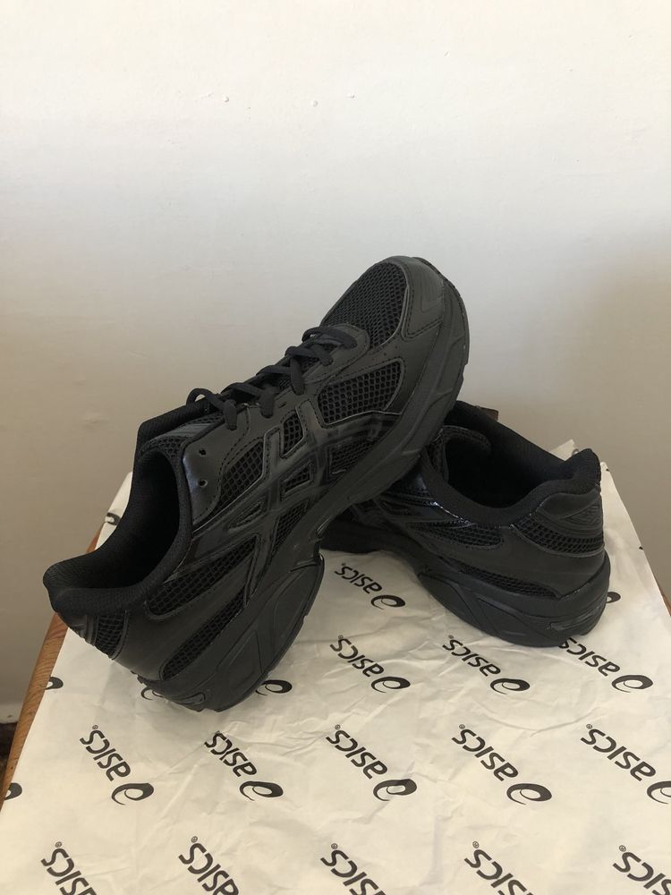 Нові кросівки Asics Gel-1130 чорні сезон весна літо сітка текстиль