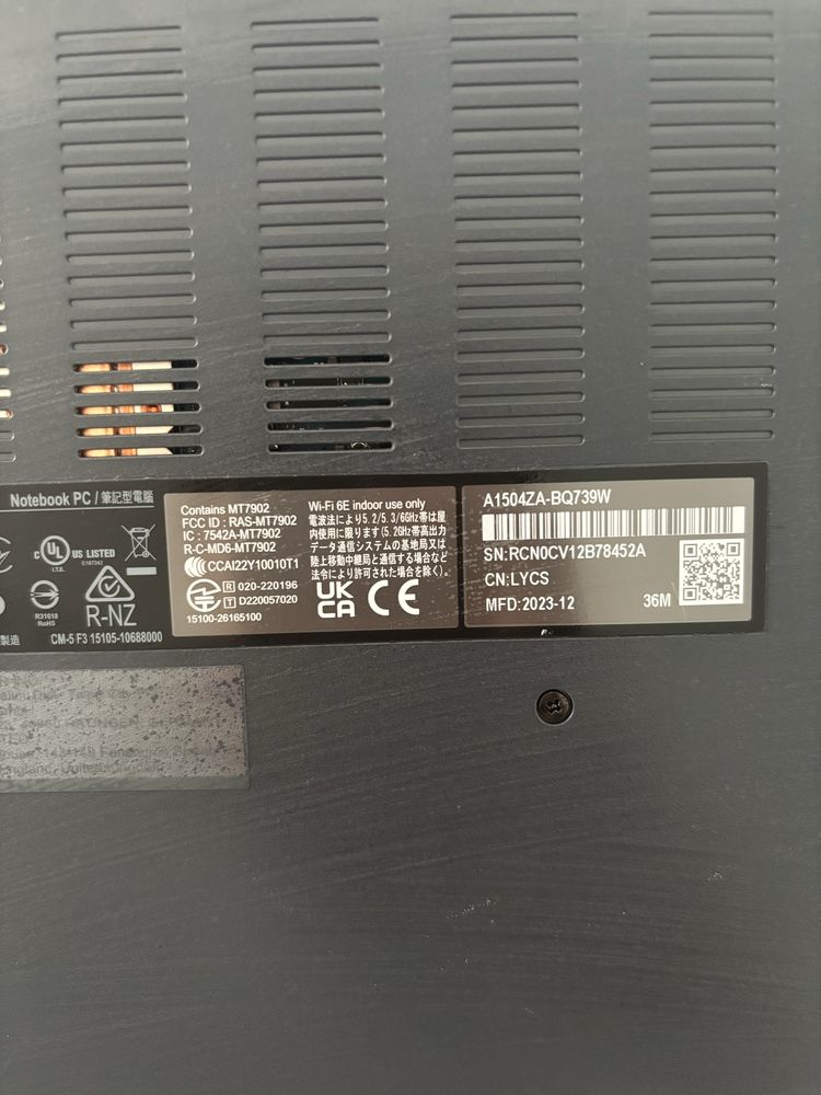 Laptop ASUS A1504 i5 15,6 gwarancja