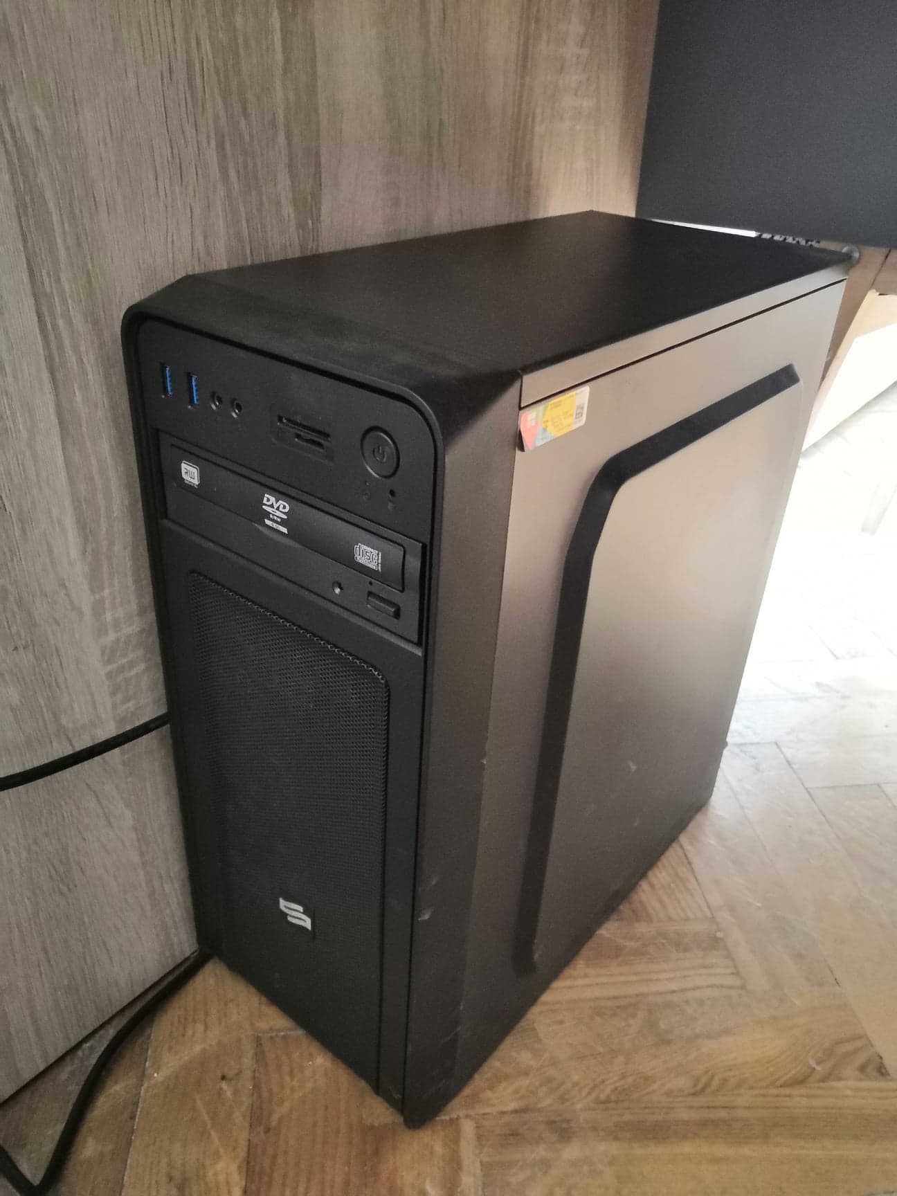 Zestaw komputer stacjonarny + monitor  x-kom Picasso OP-500 G4600/8GB