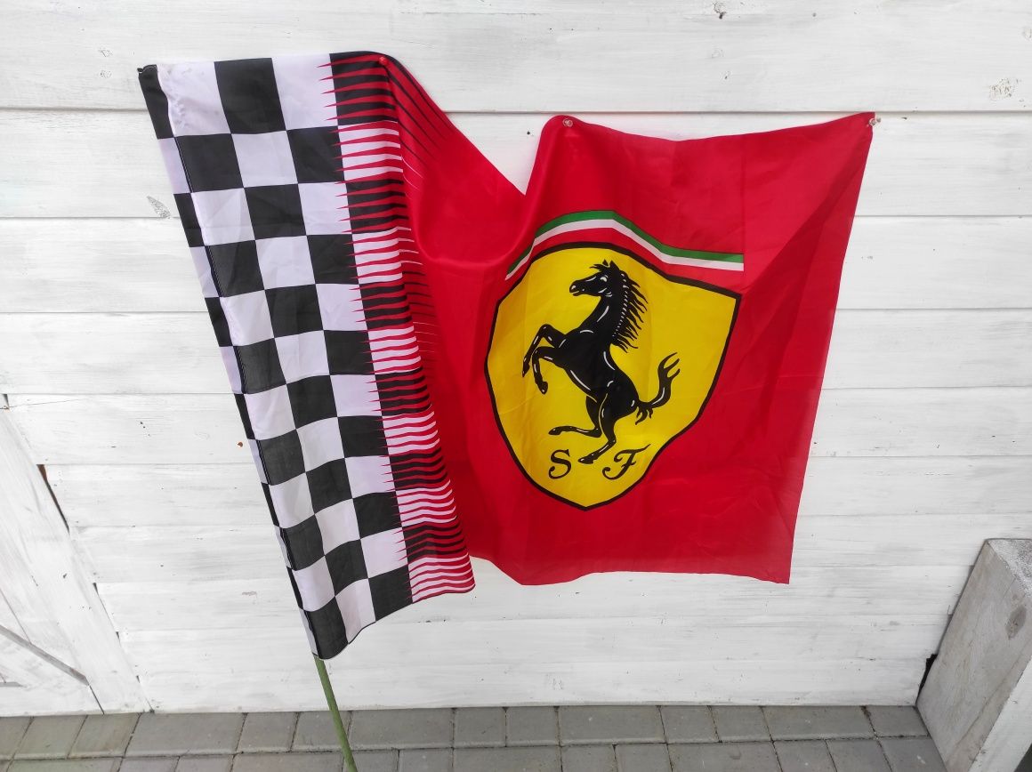 Oryginalna flaga Ferrari, F1  Italia, Wlochy