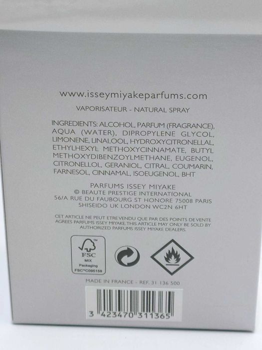Issey Miyake Leau Dissey pour homme edt 125 мл Оригинал