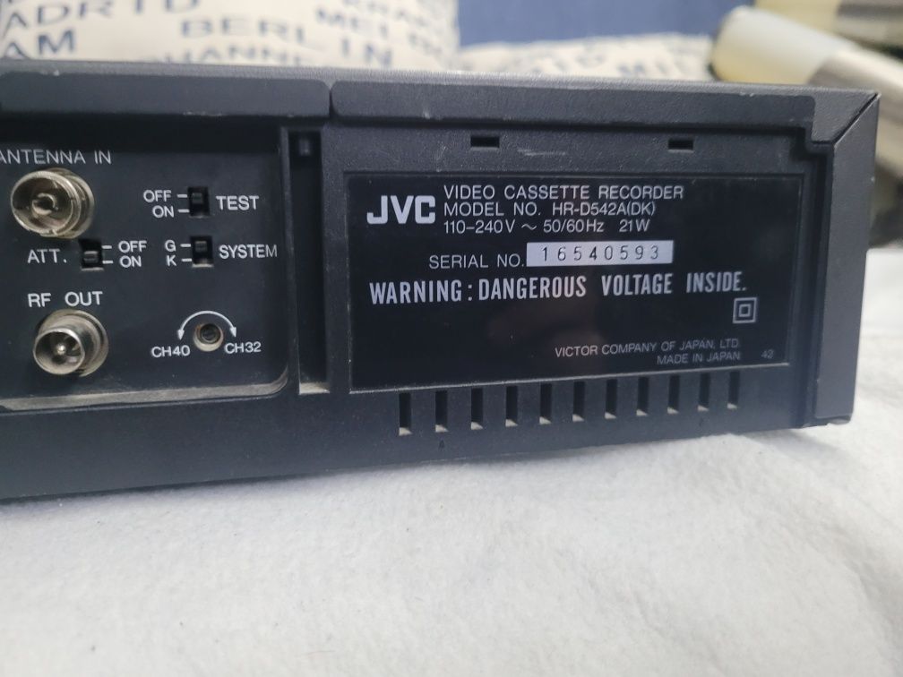 Magnetowid VHS JVC HR-D541EM