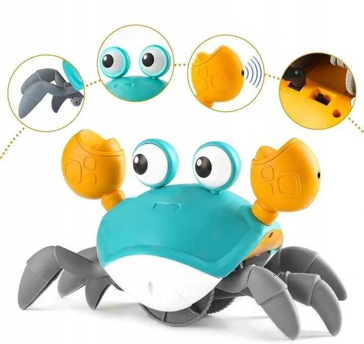 Nowa zabawka interaktywna - krab z dźwiękiem i sensorami