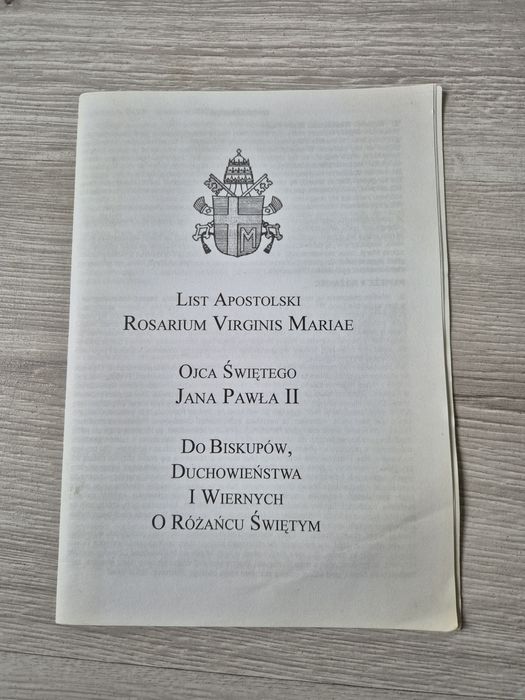 List apostolski Ojca Świętego Jana Pawła II do biskupów duchowieństwa
