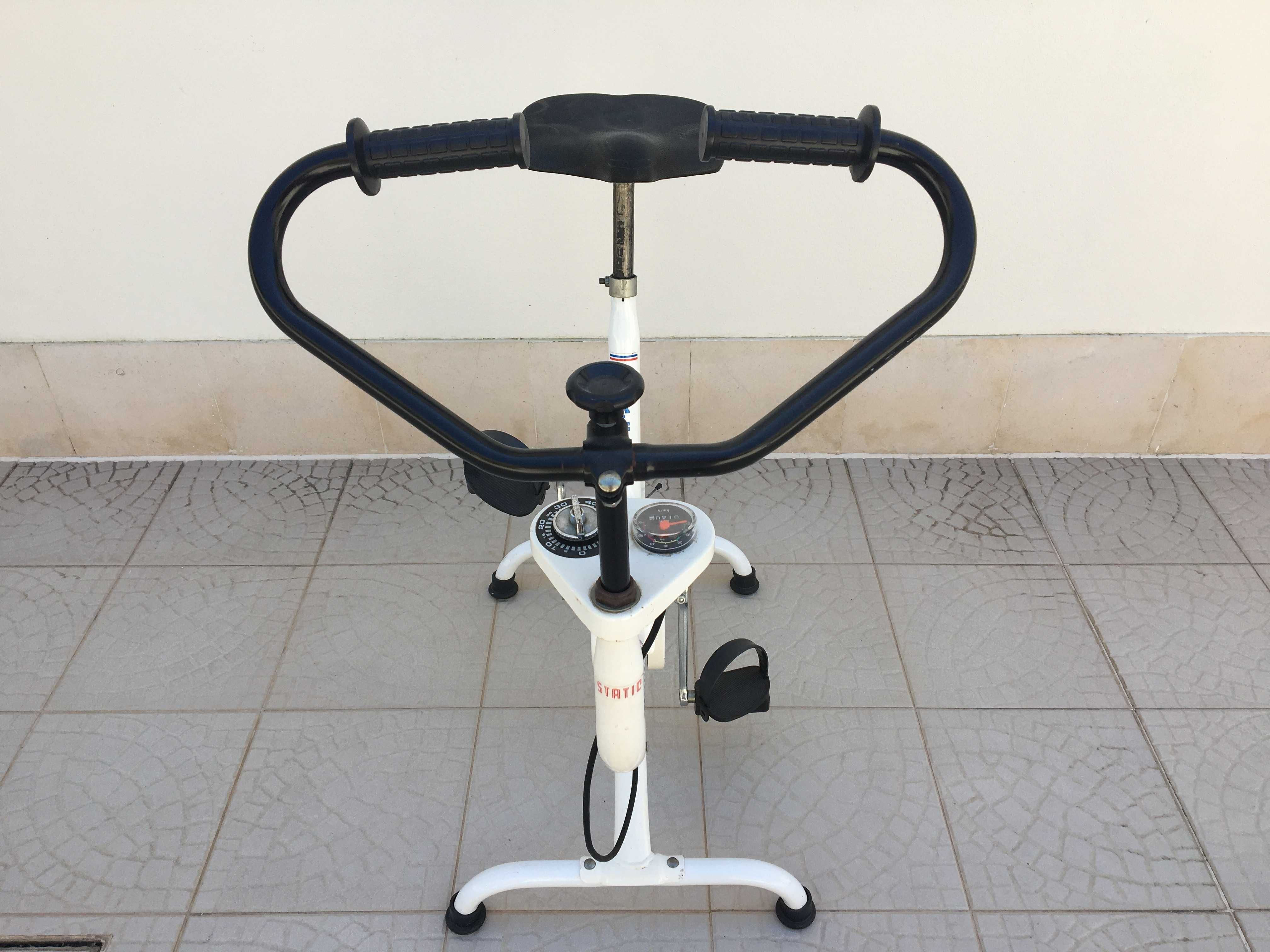 Bicicleta de ginástica e fitness Esmaltina com braço móvel