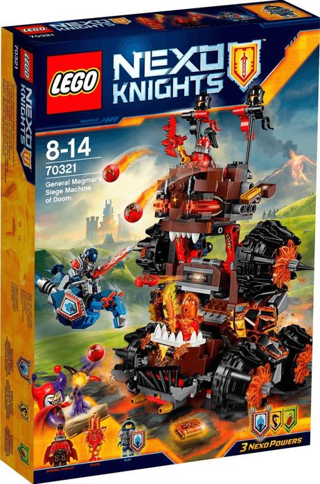 Конструктор LEGO NEXO KNIGHTS 70321 Облогова машина генерала Магмара