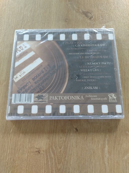 Paktofonika - "Archiwum kinematografii" CD - folia