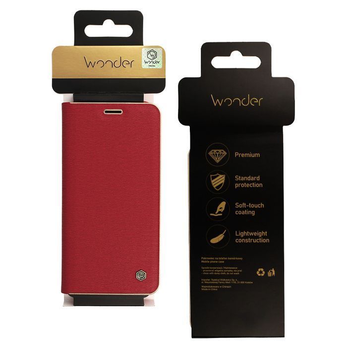 Kabura Wonder Frame do Samsung Galaxy S25 Ultra czerwona