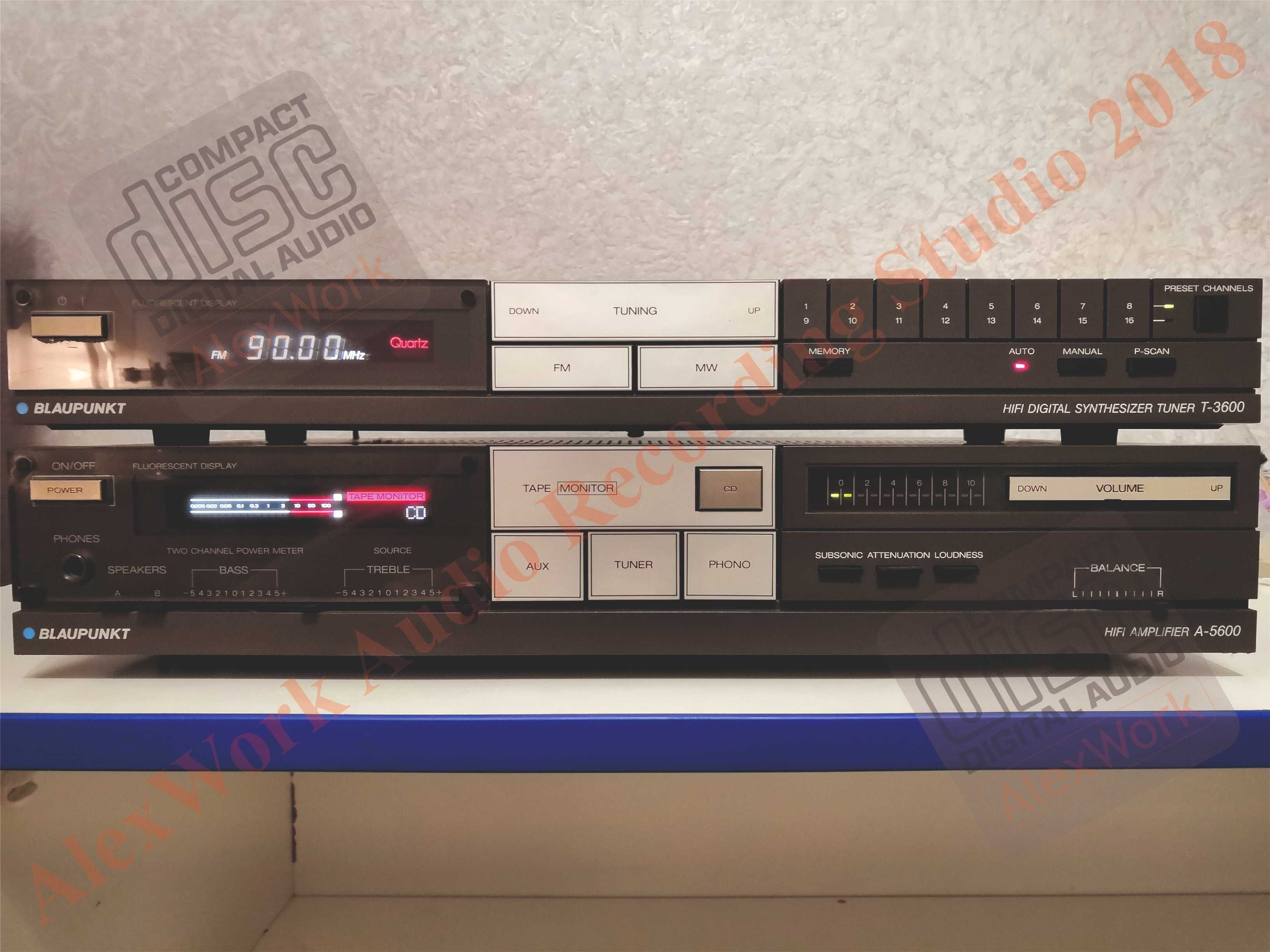 Усилитель Blaupunkt A-5600. Тюнер Blaupunkt T-3600. Япония