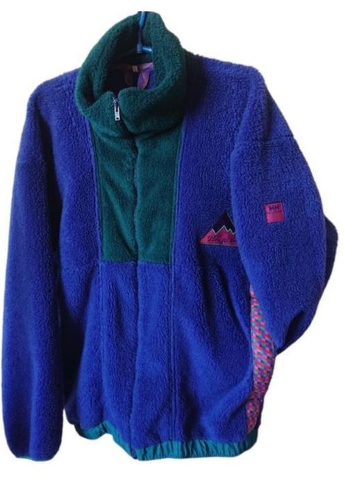 Винтажная флисовая плюшевая куртка helly hansen португалия