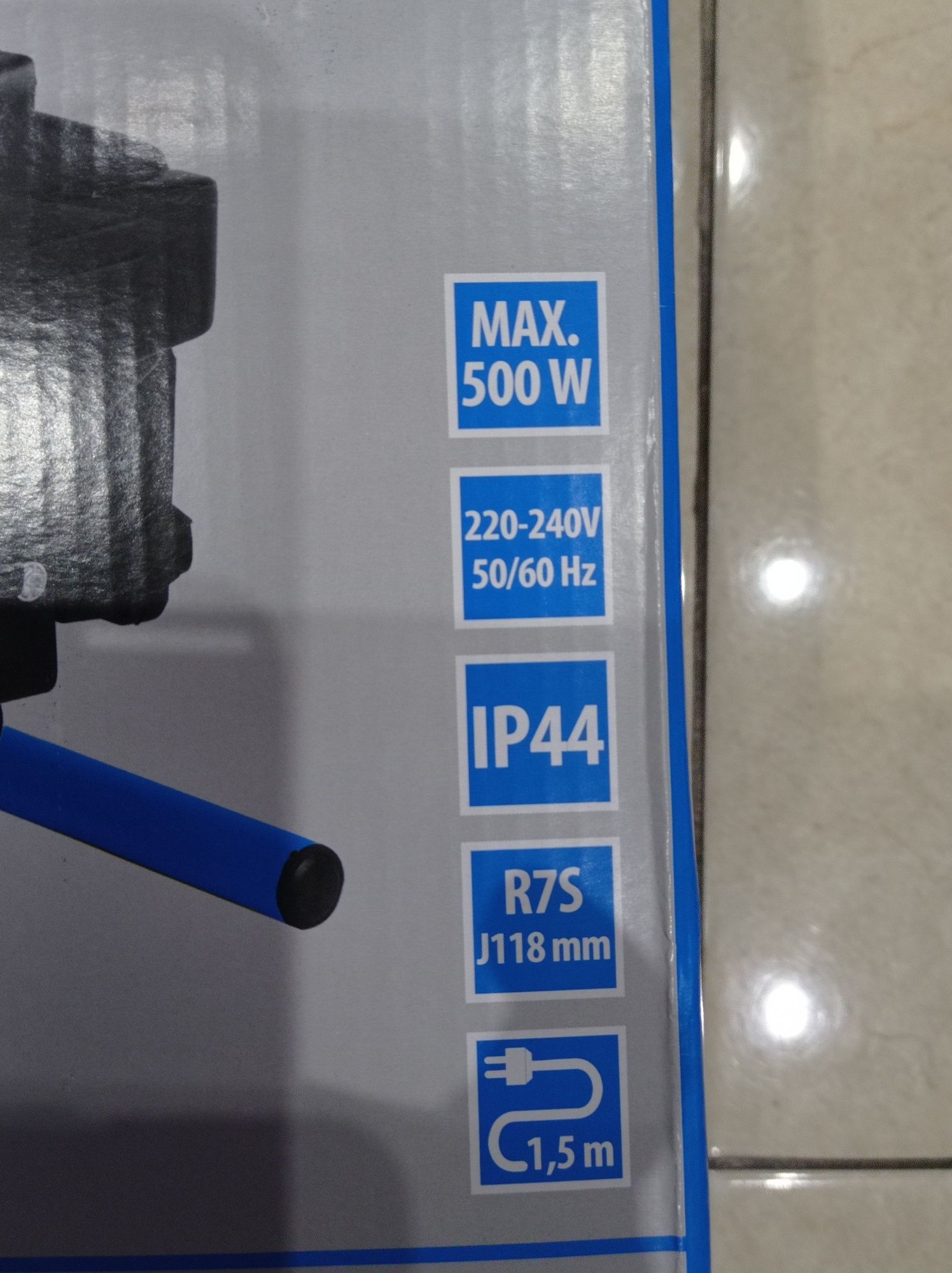 Lampa halogenowa przenośna 500W nowa