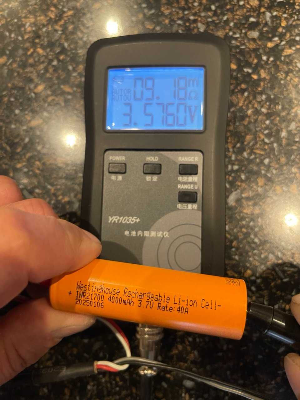 Акумулятор 21700 Westinghouse INR21700 4000mah 40A високотоковий