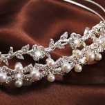 2x DIADEM, tiara, opaska ślubna dla panny młodej