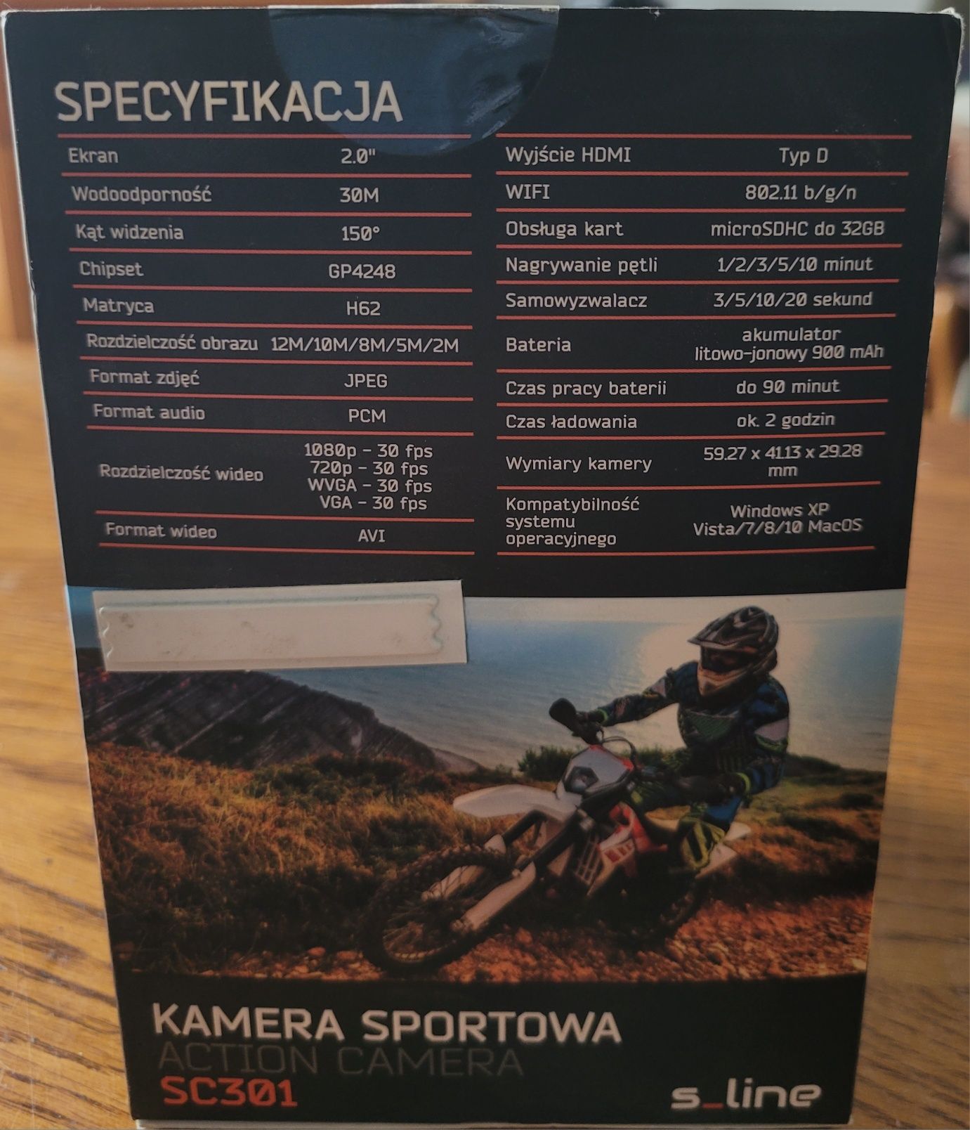 Kamera sportowa S_line