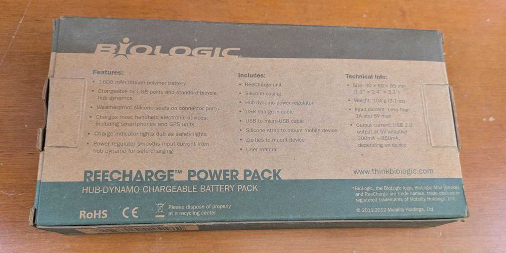 BioLogic Reecharge Dynamo Power Pack