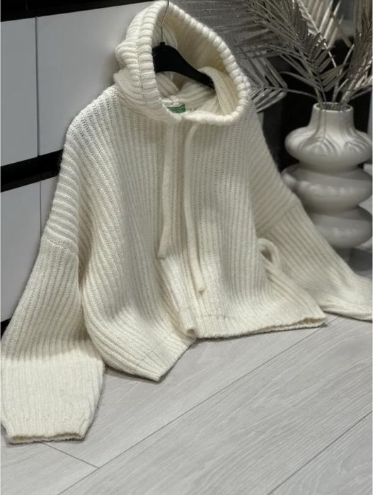 Вовняний жіночий светр Benetton, p. XS