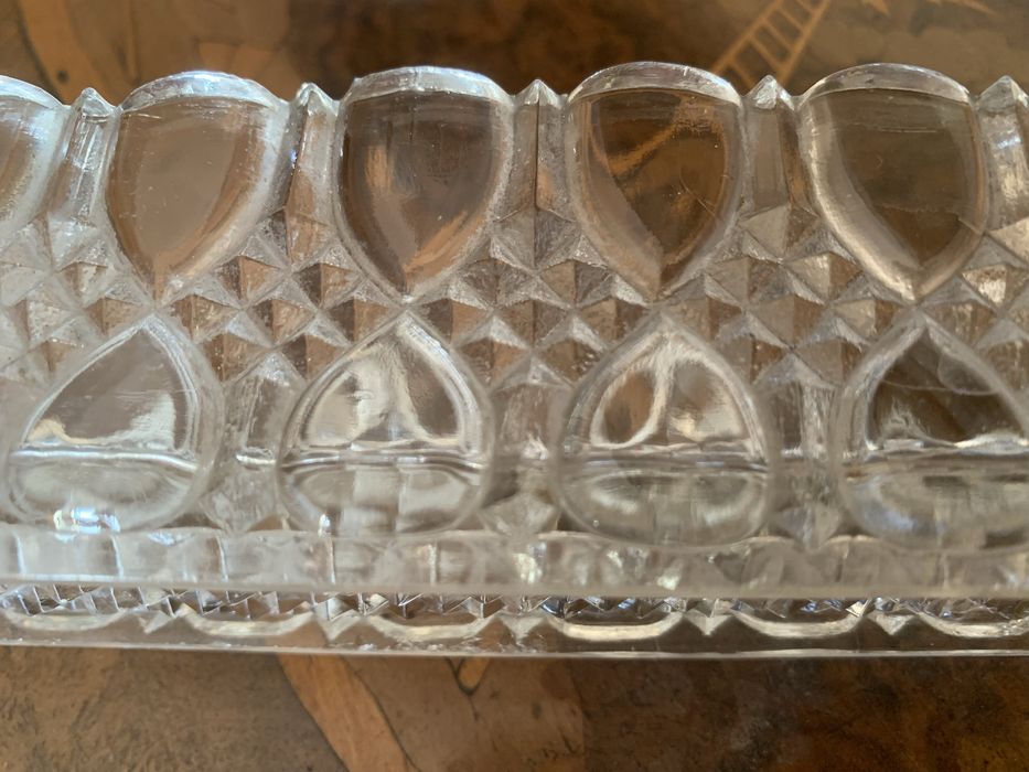 Szklane naczynie #PRL#polskidesign