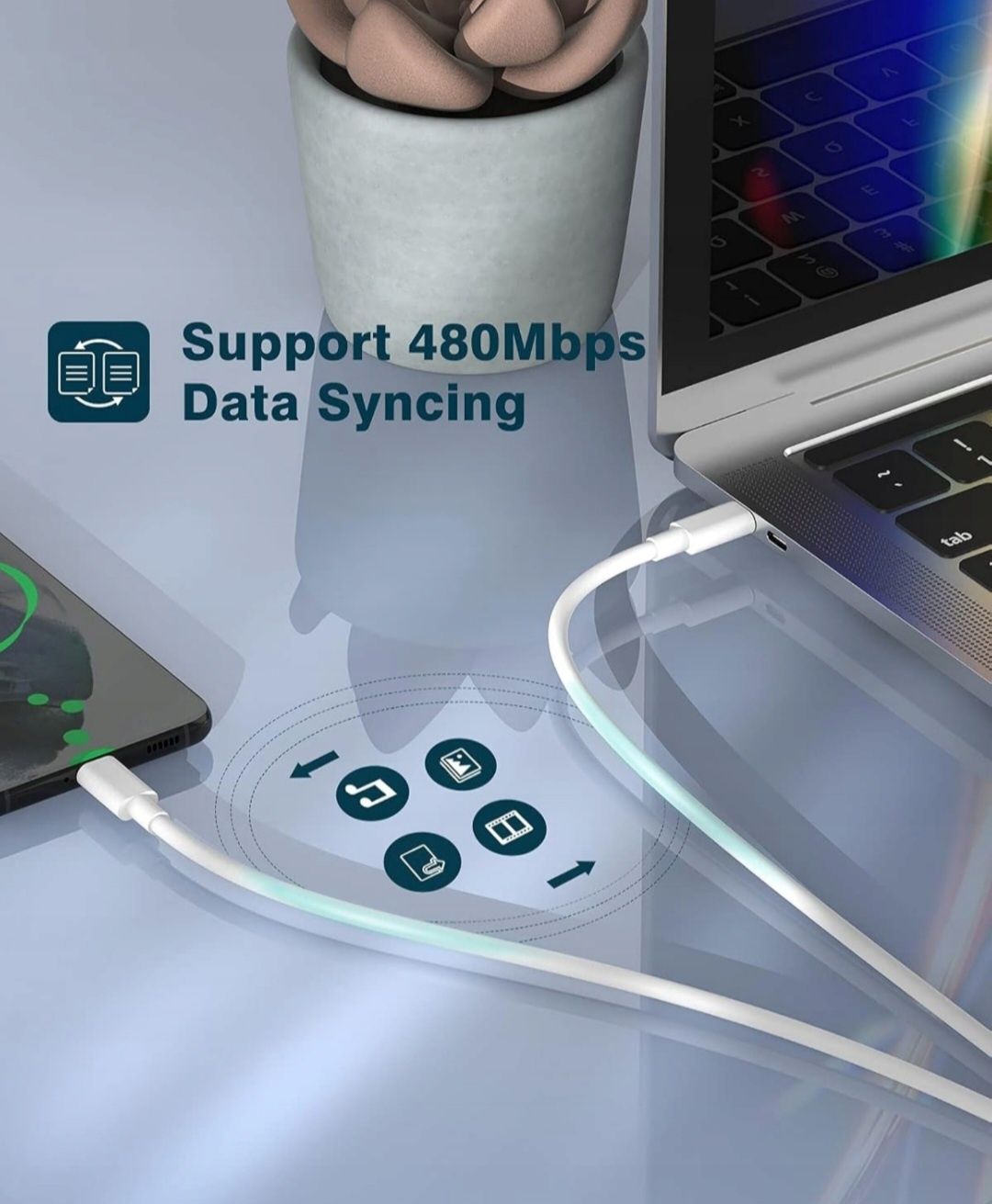 Ładowarka USB C Kompatybilna z MacBook Pro IFEART 65 W