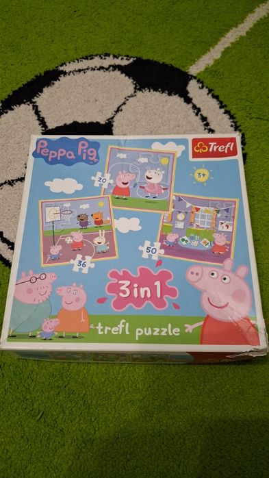 Puzzle Peppa Pig 3w1