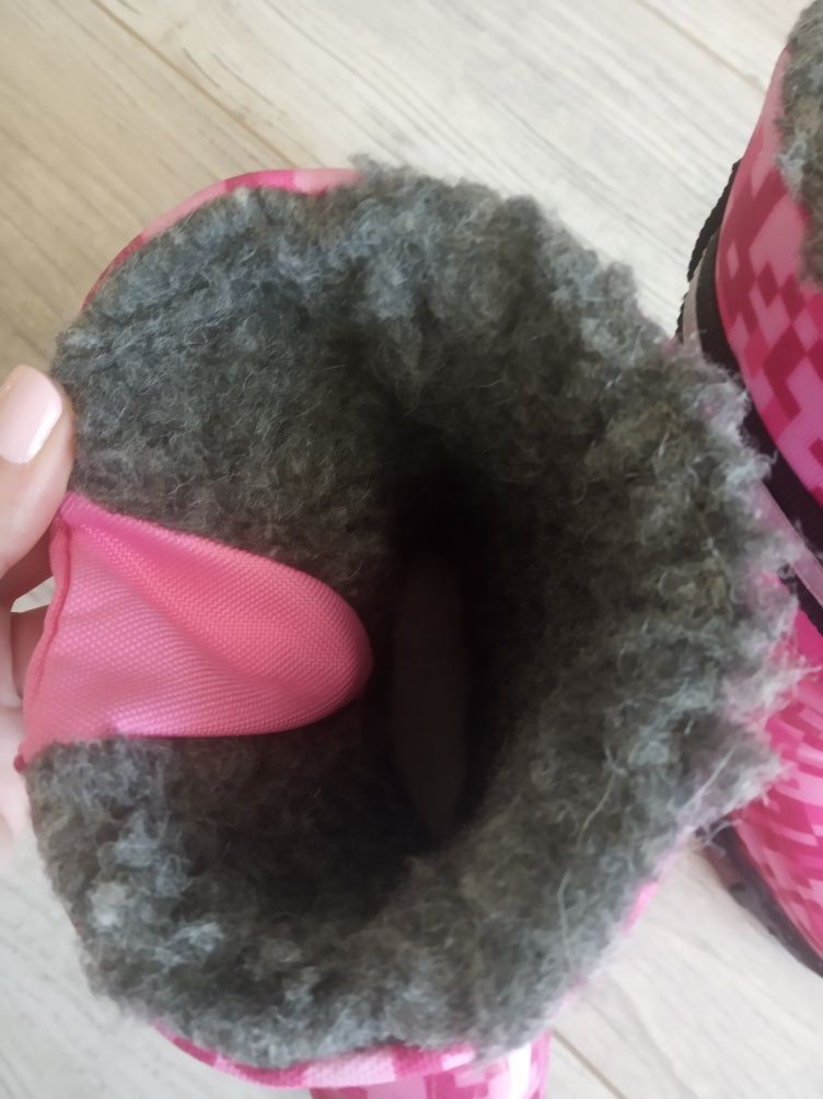 Buty zimowe dziewczęce 27/28 NOWE
