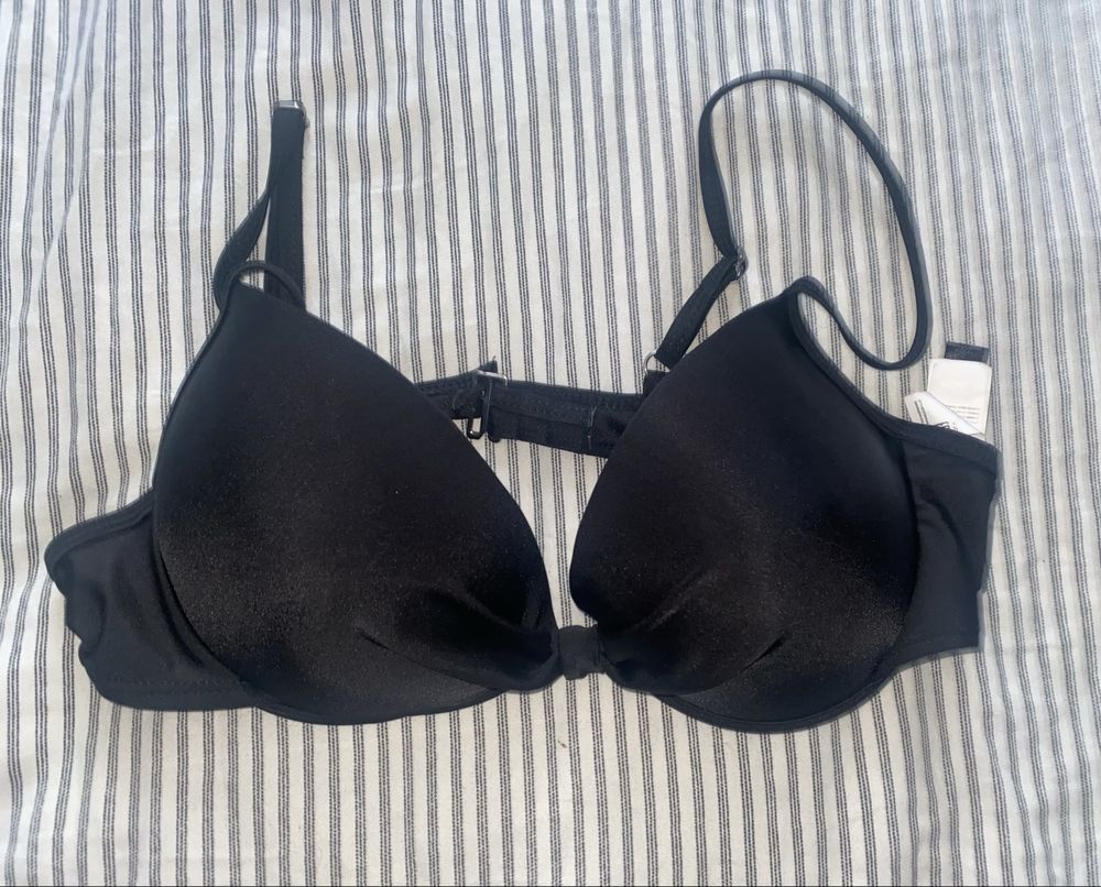 czarne bikini push up stroj kapielowy kostium kapielowy s m