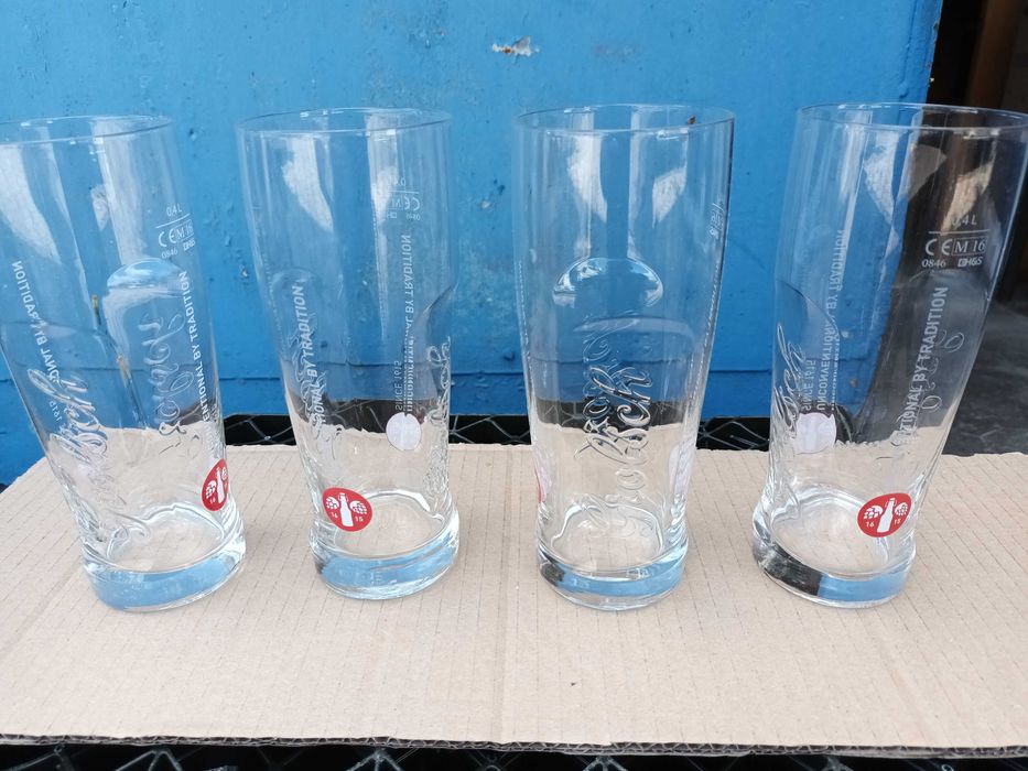 Zestaw szklanek Grolsch 0,4 l. 6 szt, NOWE