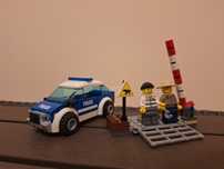 Policja leśna radiowóz lego