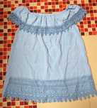 Nowa wloska bluzka hiszpanka Made in Italy koronka xl