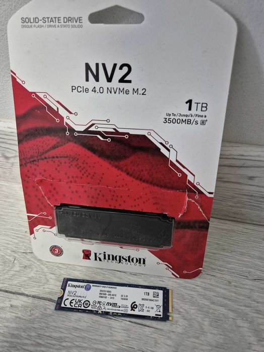 M.2 SSD диск 1TB Kingston NV2 (3500MBs\PCI-e 4.0 x4). TradeIN