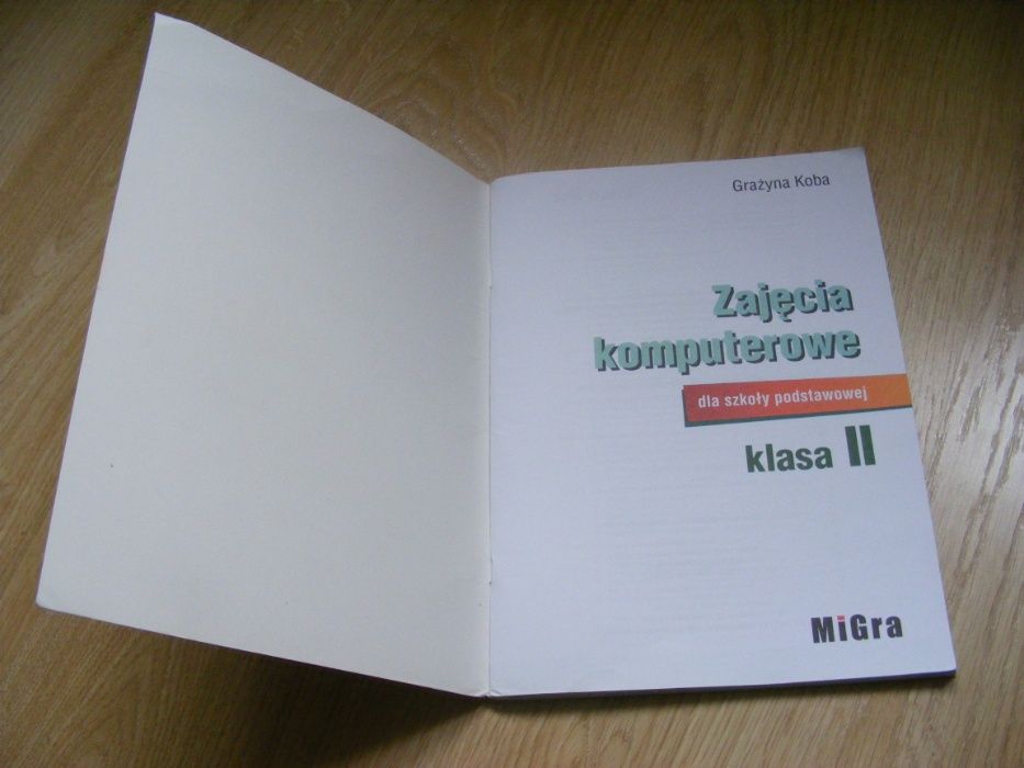 Książka Zajęcia komputerowe klasa II Grażyna Koba