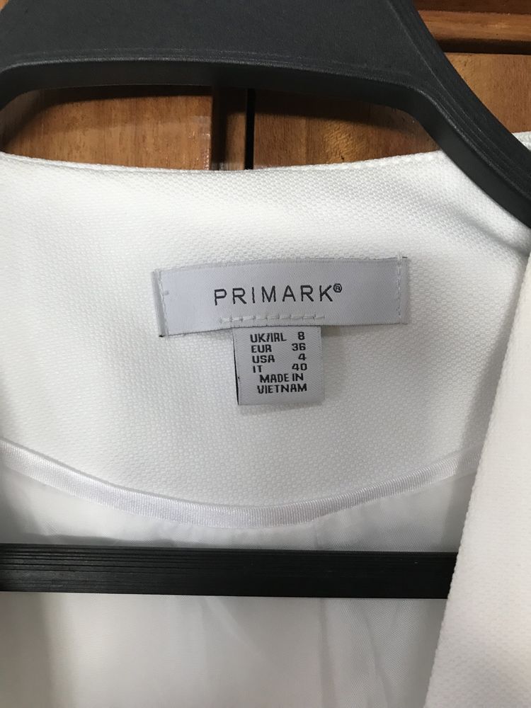 Blazer branco, marca Primark