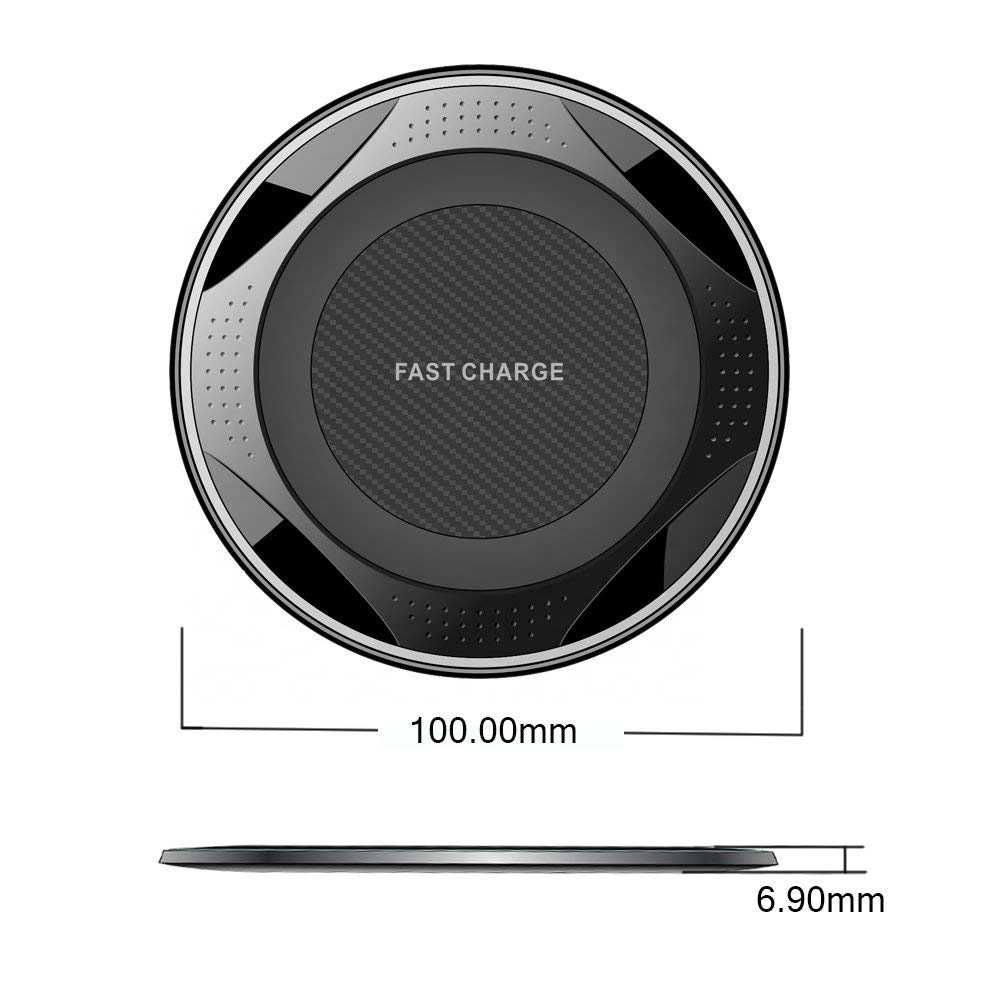 Carregador sem Fios Rápido | Wireless Charger 10W - Novo com Garantia