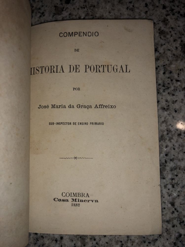 Compêndio de História de Portugal - 1882