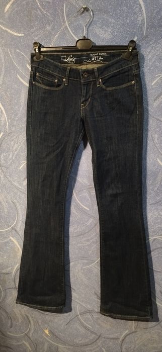 Levis, женские джинсы клешь W27L34