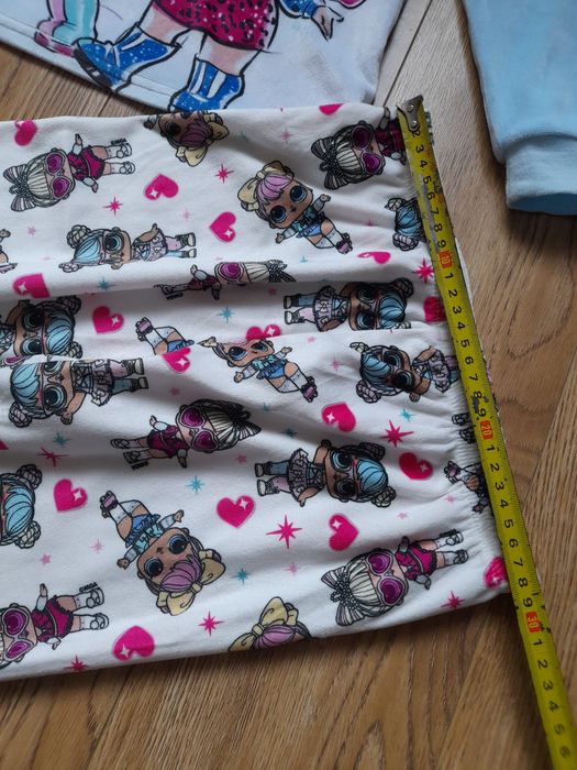 Піжама тепла велюрова лол, піжамка, george, primark, 7-8р. 122-128см.
