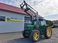 JOHN DEERE 6310, klima, ładowacz, ciągnik