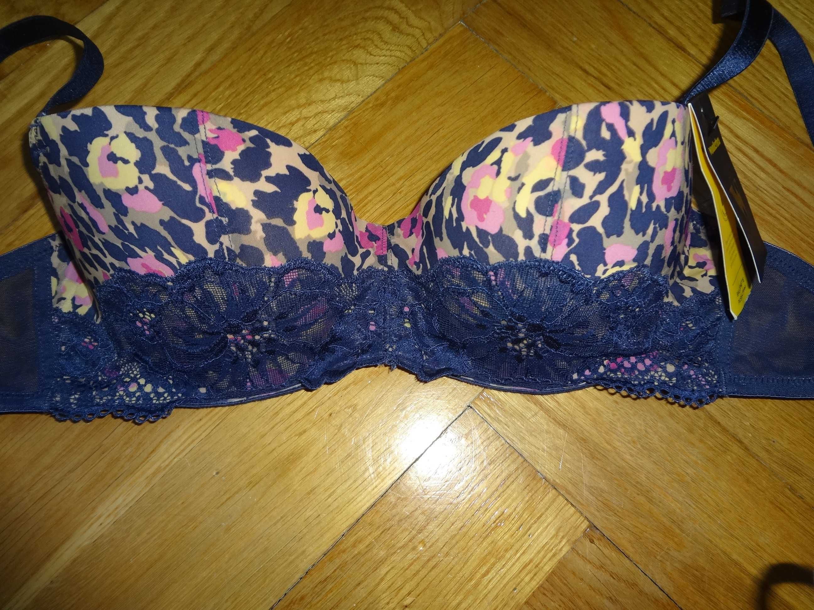 Biustonosz Wonderbra Wild Rivera 70C nowy, push up