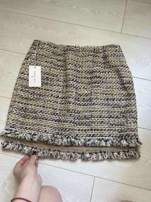 Трендова твідова юбка Patrzia Pepe орігінал Італія