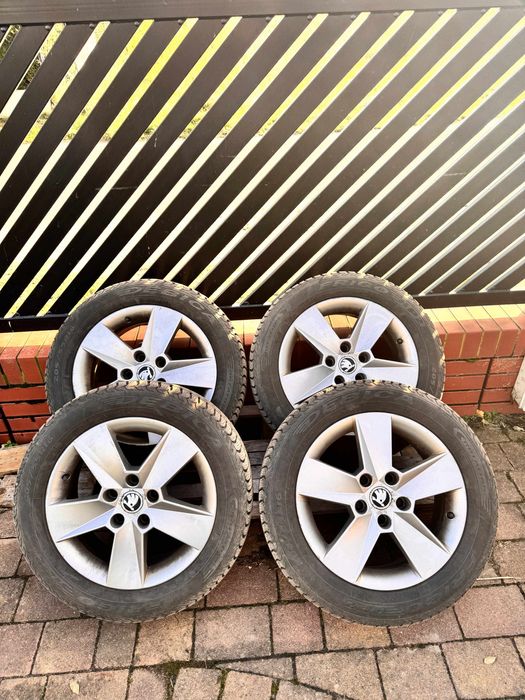 Komplet kół zimowych Felgi Skoda, Dębica Frigo HP2, Octavia, Fabia
