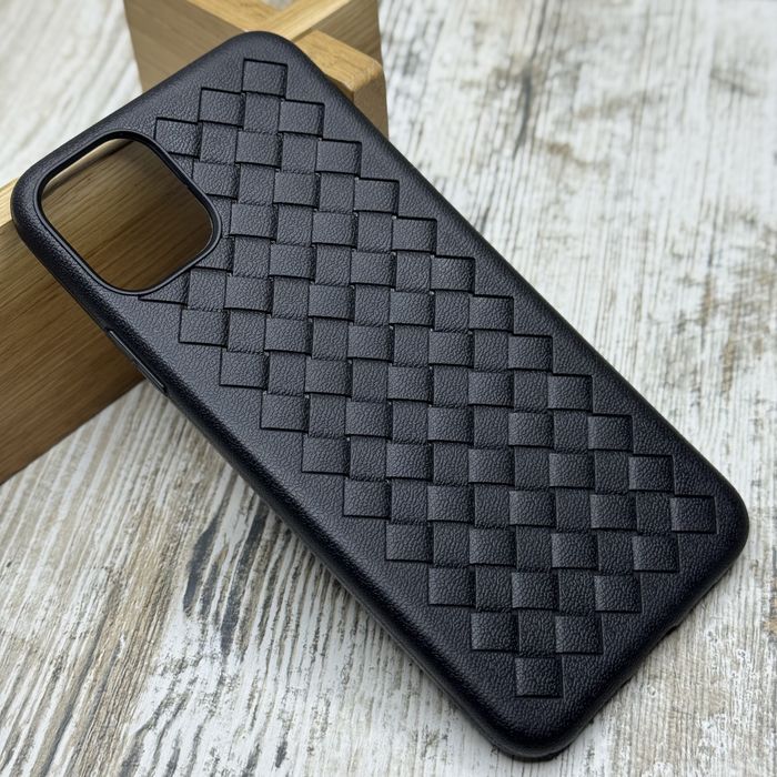 Чехол плетенка TPU на iPhone 11/ 11 Pro/ 11 Pro Max Не скользит. Чохол