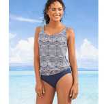 top od tankini ze wzorem 44-46
